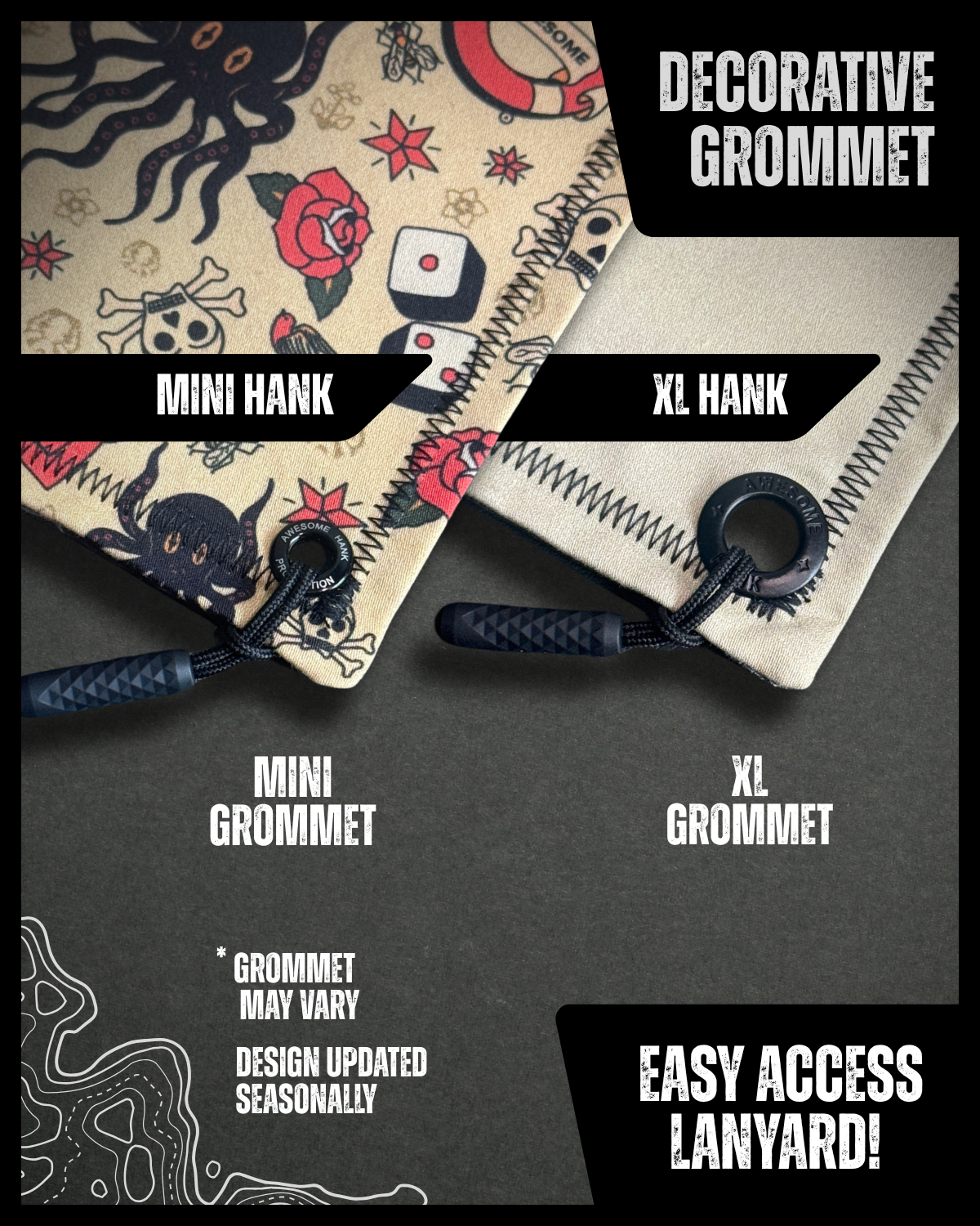 TRAILGRIT HANDKERCHIEF (MINI) - EDC HANK