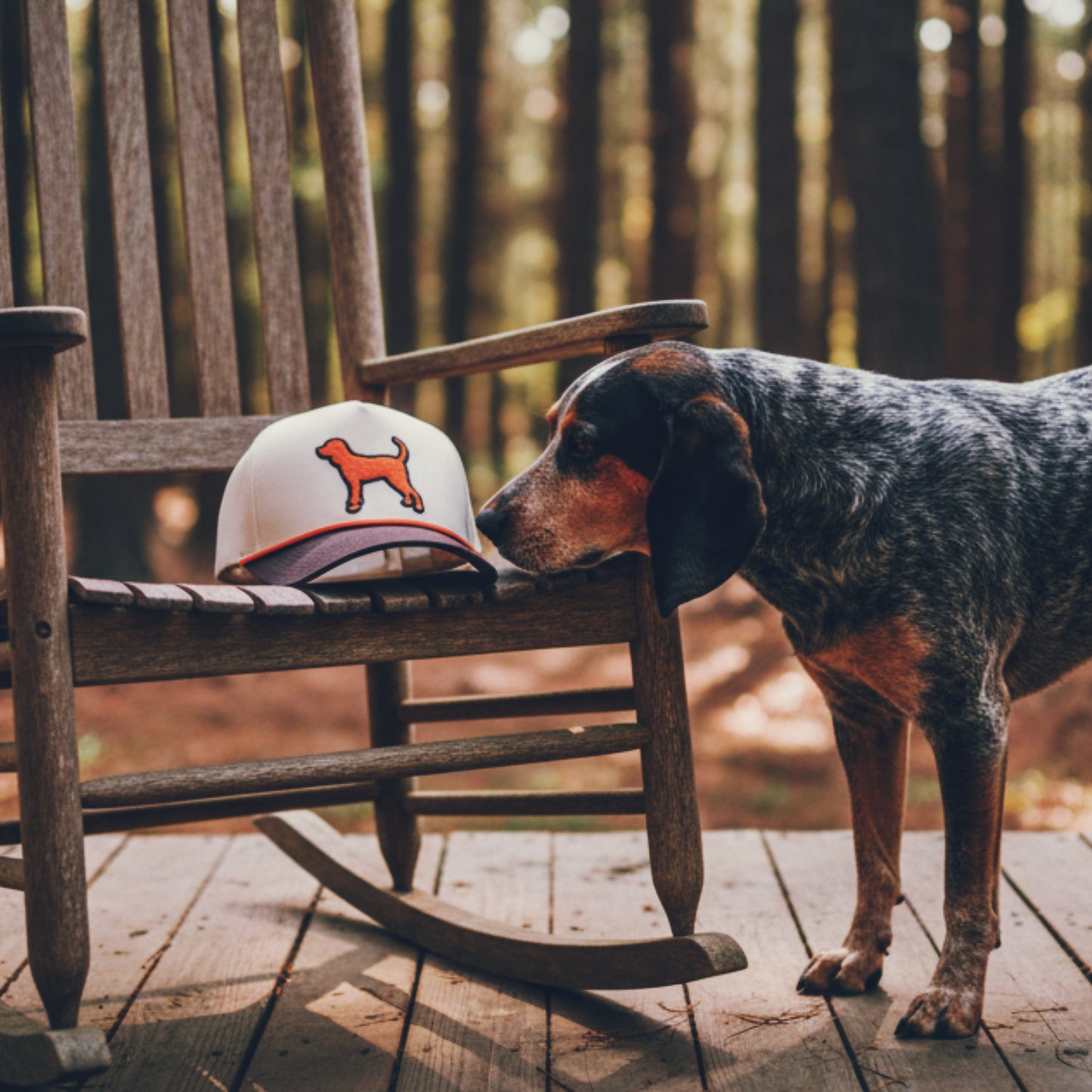 The Bluetick Hat in Bourbon Brown