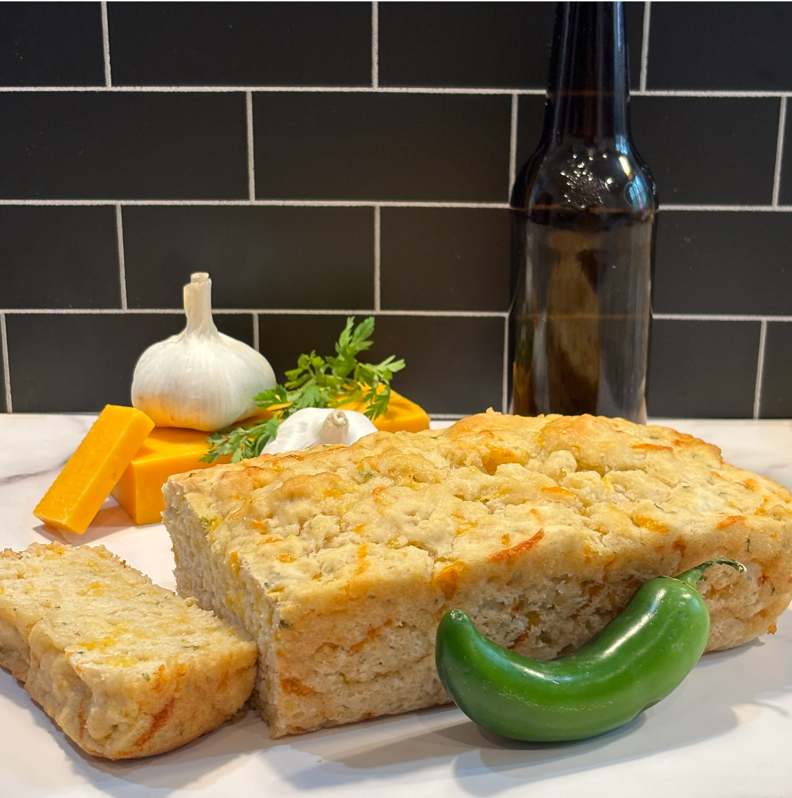 Jalapeno Cheddar - SGT Willy's No-Knead Beer Bread