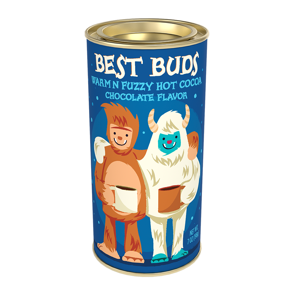 Best Buds Yeti & Sasquatch Chocolate Cocoa (7oz Tins)