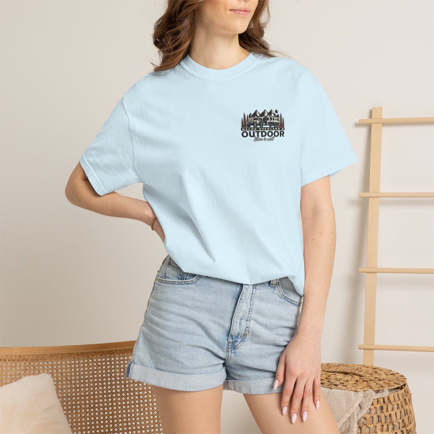 Outdoor Overland T-Shirt — "Nacho Overland" Adventure Graphic