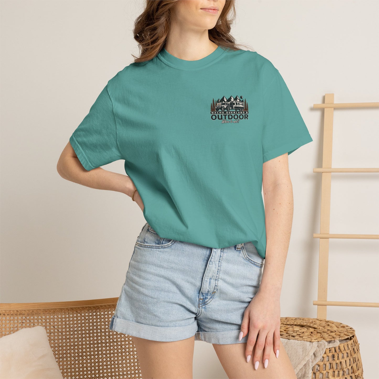 Outdoor Overland T-Shirt — "Nacho Overland" Adventure Graphic