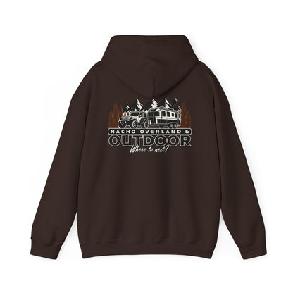 Overland Outdoor Hoodie - "Nacho Overland" Adventure Van Camping Pullover