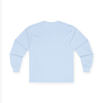 Outdoor Adventure Long Sleeve Tee — "Nacho Overland" Cabin & Mountains