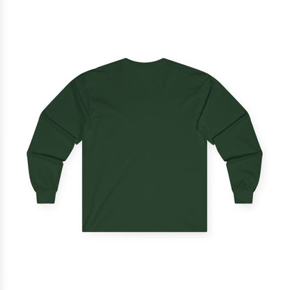 Outdoor Adventure Long Sleeve Tee — "Nacho Overland" Cabin & Mountains