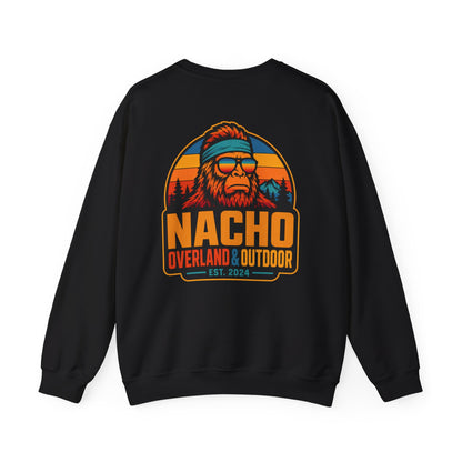Outdoor Crewneck Sweatshirt — "NACHO Overland & Outdoor" Graphic