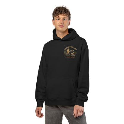 Sasquatch Big Steps Hoodie — "Big Steps, Small Paws" Graphic Hooded Sweatshirt