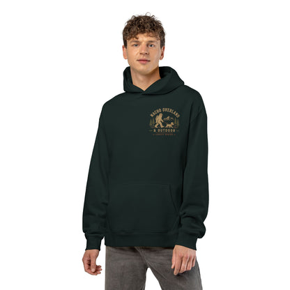 Sasquatch Big Steps Hoodie — "Big Steps, Small Paws" Graphic Hooded Sweatshirt