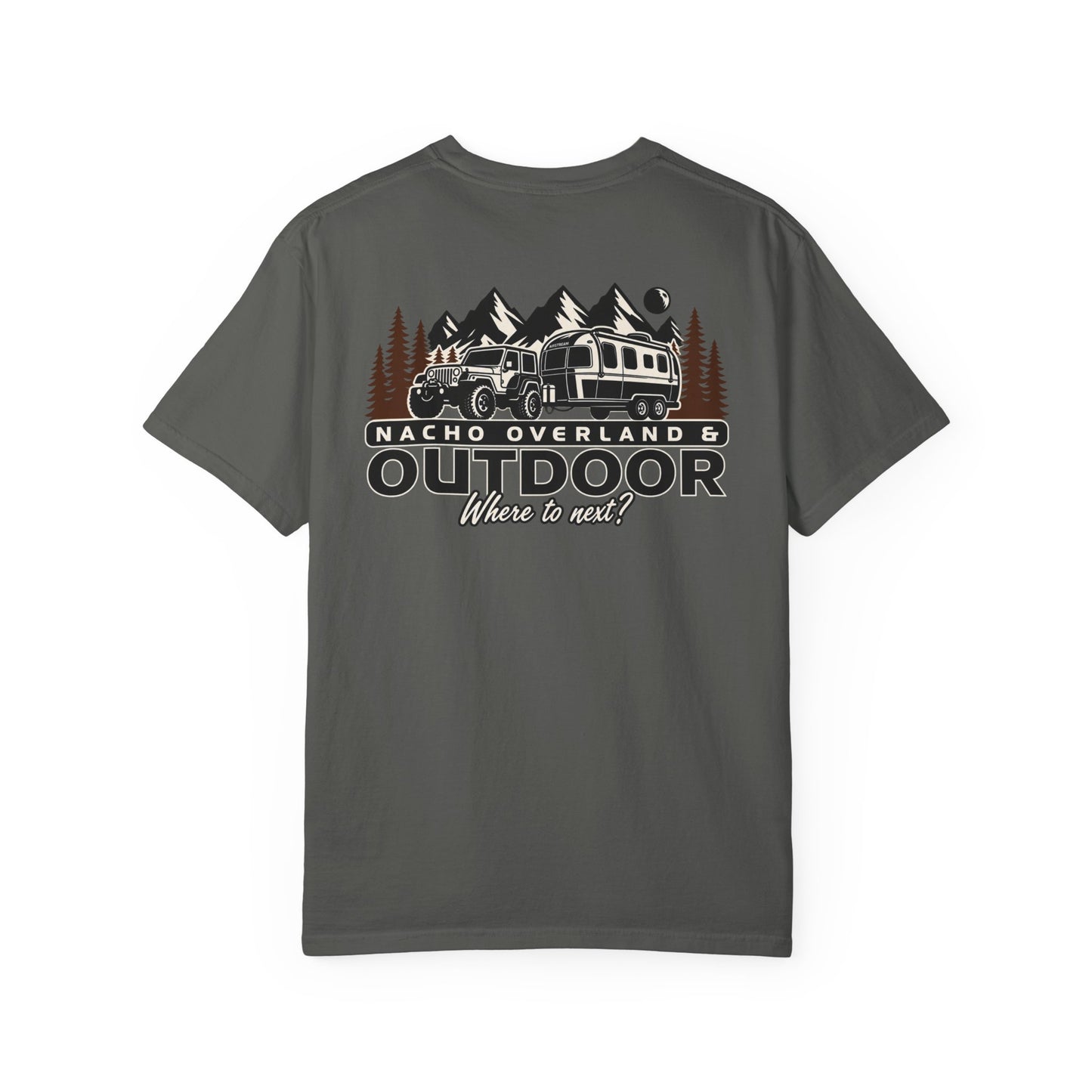 Outdoor Overland T-Shirt — "Nacho Overland" Adventure Graphic