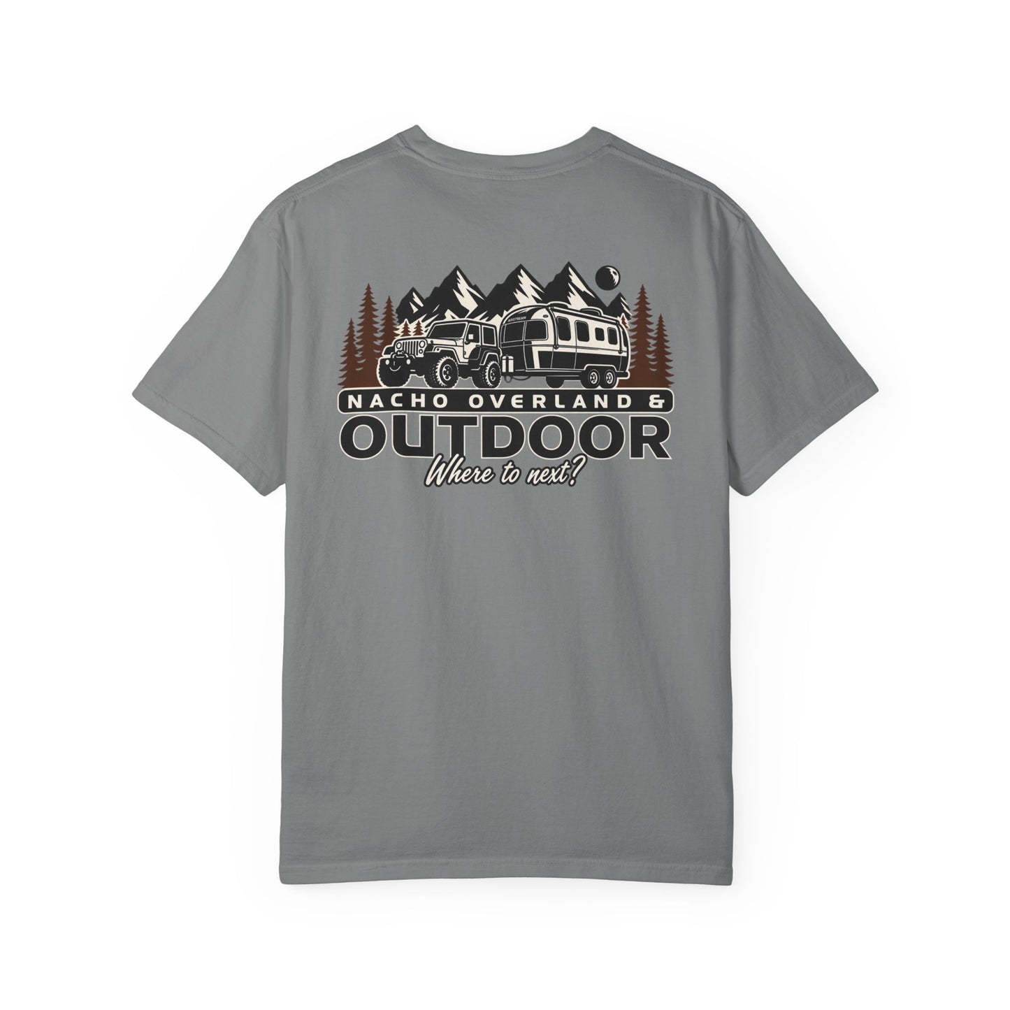 Outdoor Overland T-Shirt — "Nacho Overland" Adventure Graphic