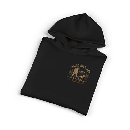 Sasquatch Big Steps Hoodie — "Big Steps, Small Paws" Graphic Hooded Sweatshirt