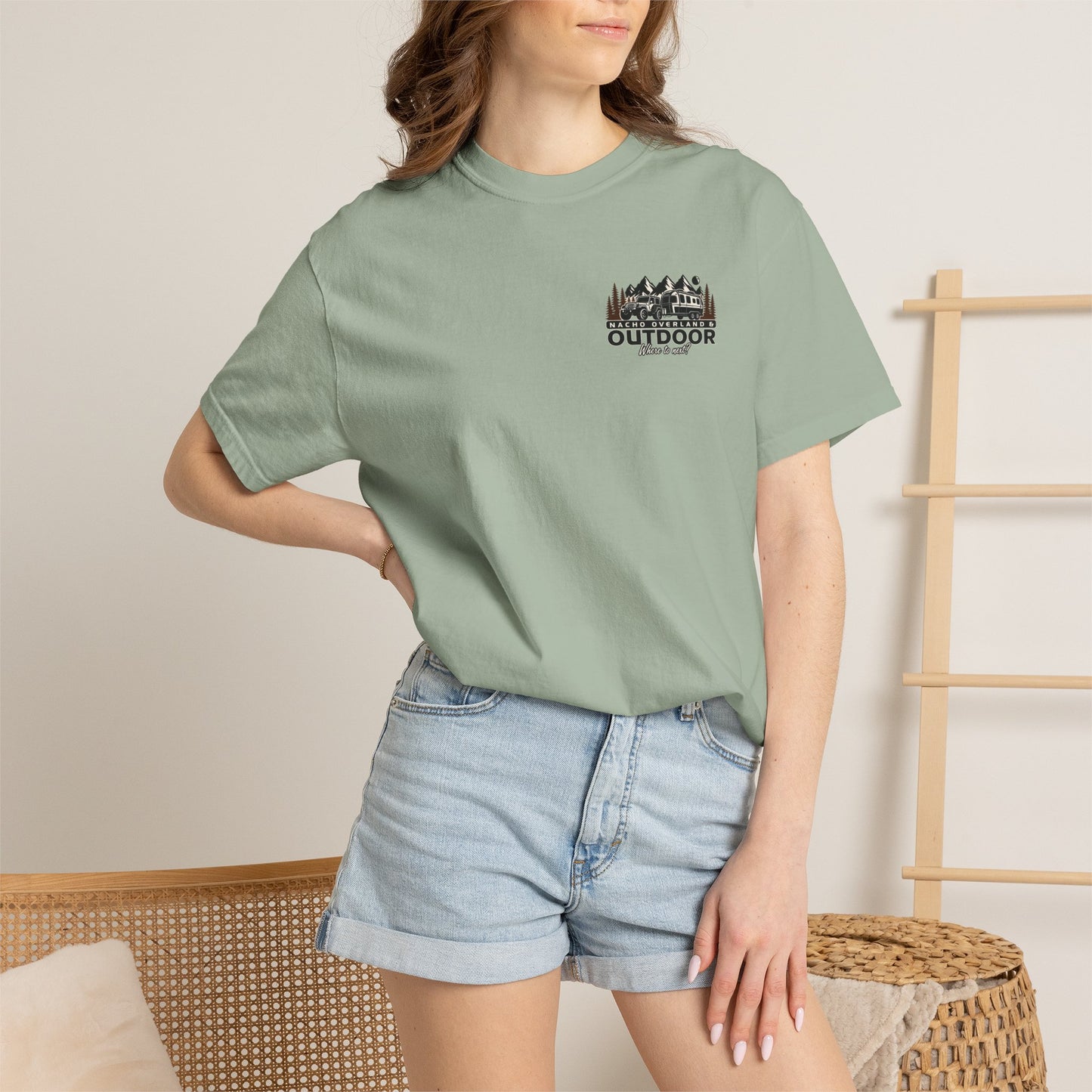 Outdoor Overland T-Shirt — "Nacho Overland" Adventure Graphic