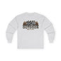 Outdoor Adventure Long Sleeve Tee — "Nacho Overland" Cabin & Mountains