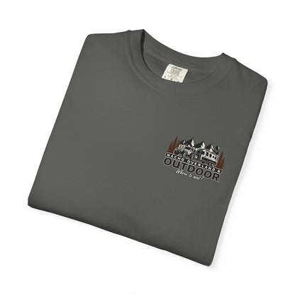 Outdoor Overland T-Shirt — "Nacho Overland" Adventure Graphic