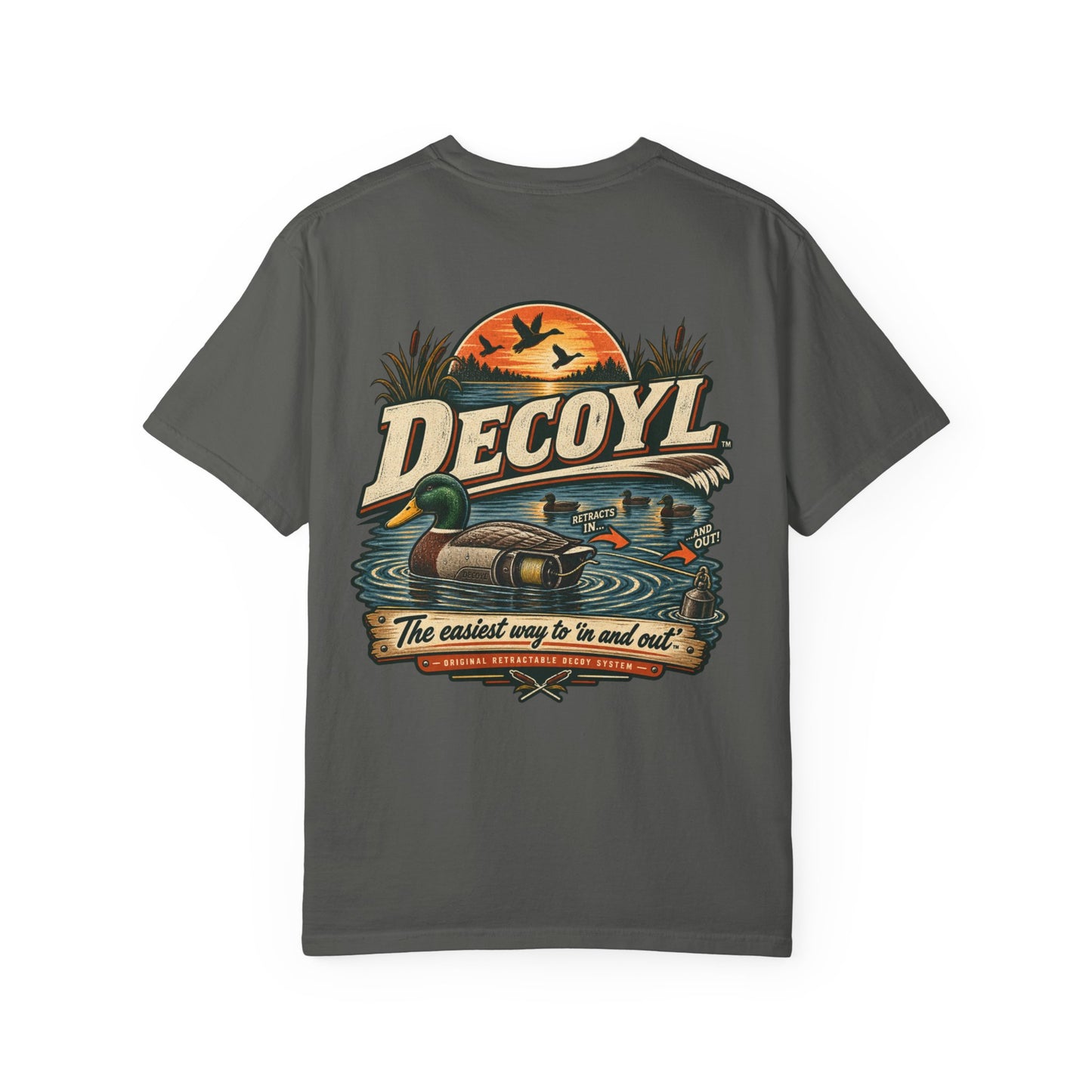 Decoyl Duck Hunting T-Shirt — Retro Waterfowl & Decoy Design