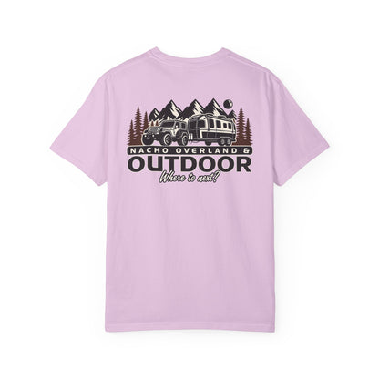 Outdoor Overland T-Shirt — "Nacho Overland" Adventure Graphic