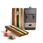 1ft x 2ft Resin & Wood Travel Cornhole Set | Live Edge River Collection