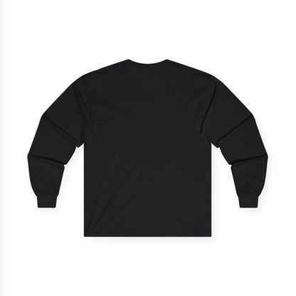 Outdoor Adventure Long Sleeve Tee — "Nacho Overland" Cabin & Mountains
