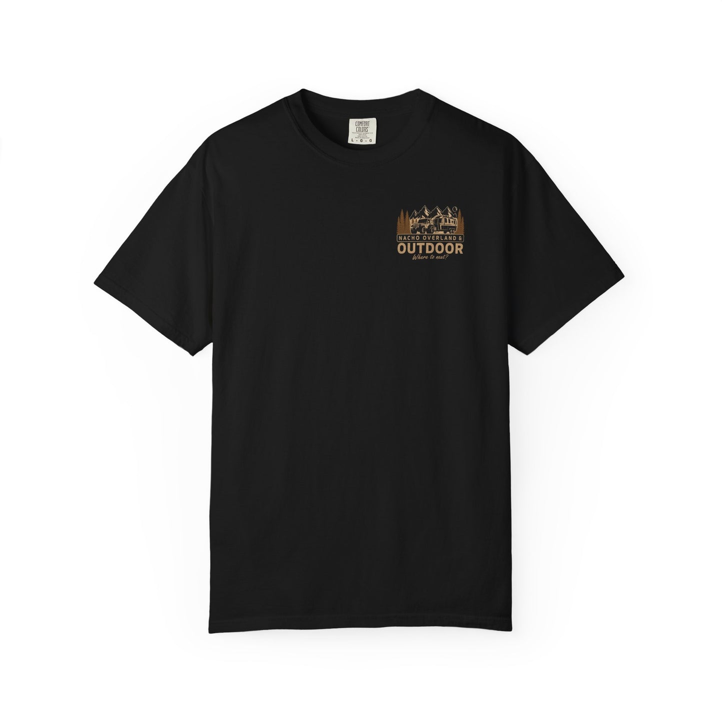Outdoor Overland T-Shirt — "Nacho Overland & Outdoor" Adventure Tee