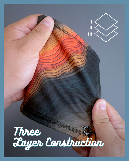 SLATE TOPO HANDKERCHIEF (MINI) - EDC HANK