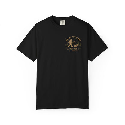 Big Steps Small Paws Sasquatch T-Shirt — Outdoor Adventure Graphic Tee