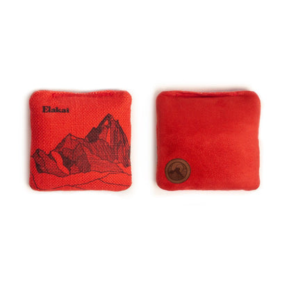 4-in Travel Dual-Sided Cornhole Bags | Mt. Elakai Design Collection