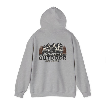 Overland Outdoor Hoodie - "Nacho Overland" Adventure Van Camping Pullover