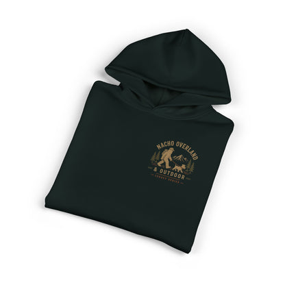 Sasquatch Big Steps Hoodie — "Big Steps, Small Paws" Graphic Hooded Sweatshirt