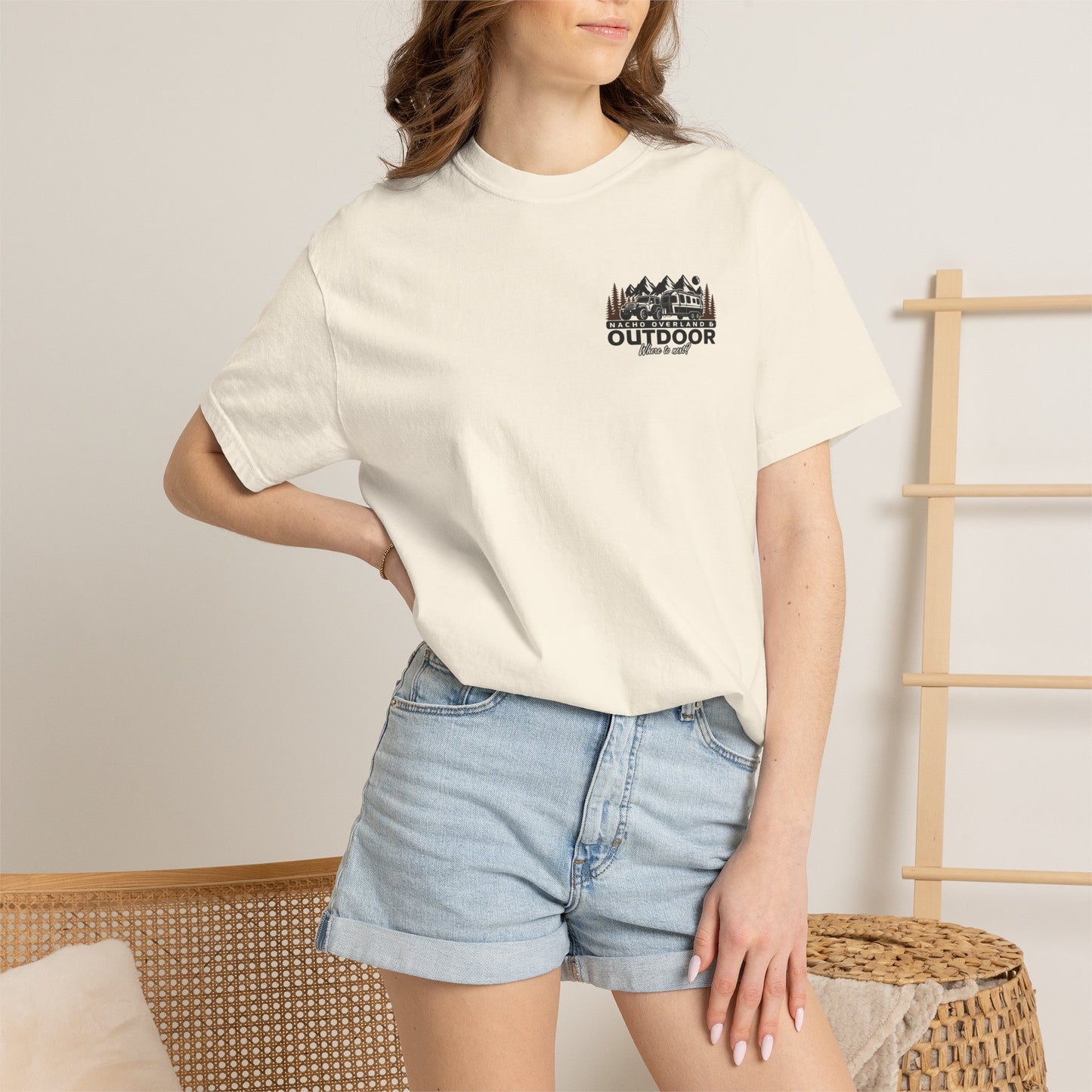 Outdoor Overland T-Shirt — "Nacho Overland" Adventure Graphic
