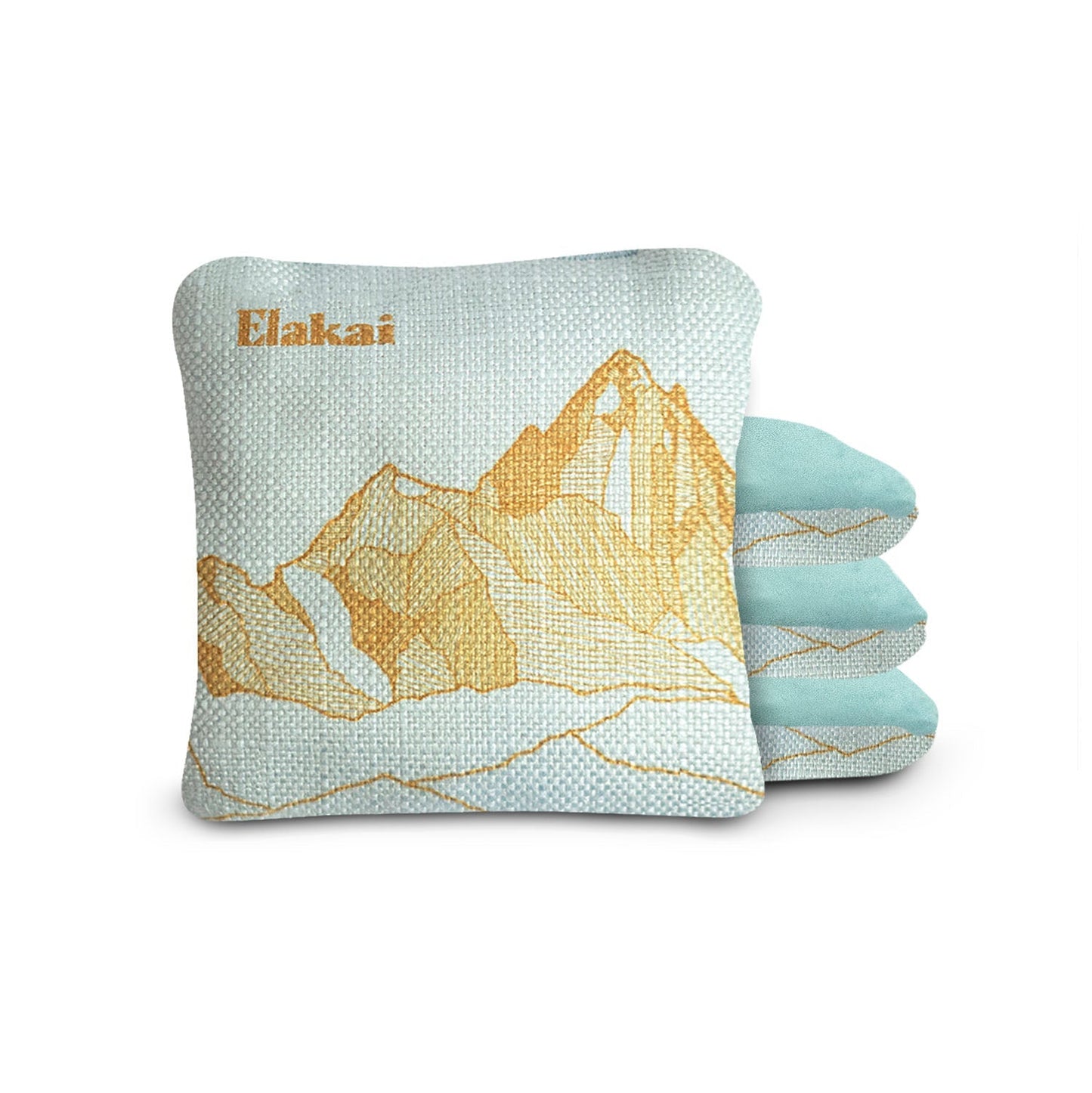 6-in Dual-Sided Cornhole Bags | Mt. Elakai Design Collection
