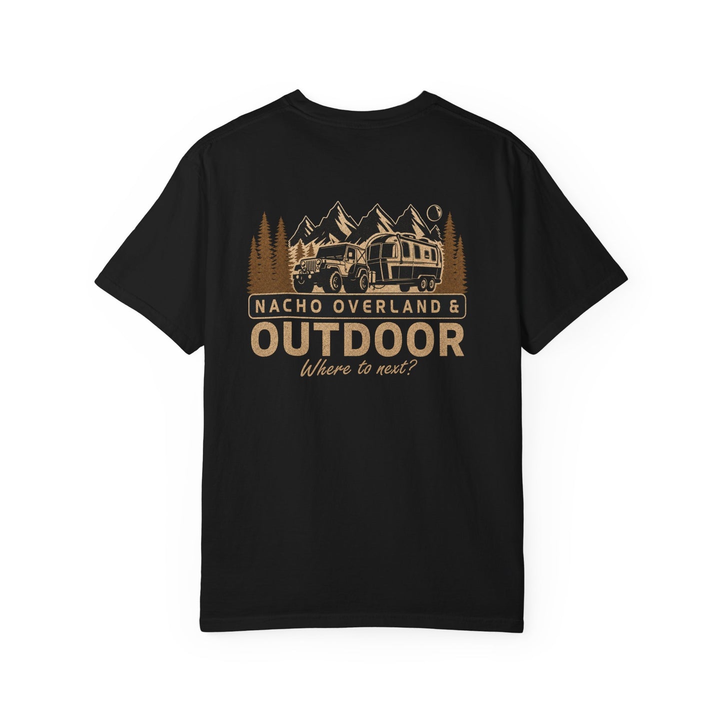 Outdoor Overland T-Shirt — "Nacho Overland & Outdoor" Adventure Tee