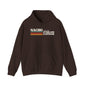 Retro 'Nacho Overland & Outdoor' Hoodie – Vintage Stripes Outdoor Adventure Sweatshirt