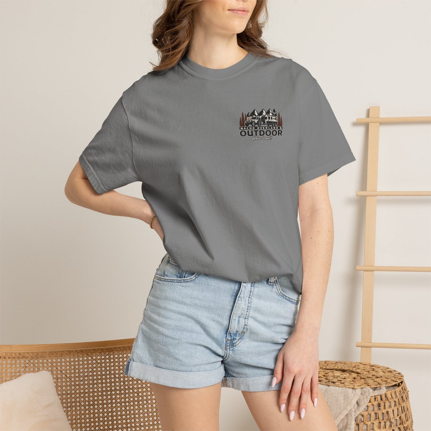 Outdoor Overland T-Shirt — "Nacho Overland" Adventure Graphic