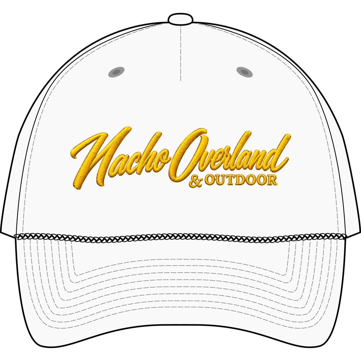 Nacho Overland & Outdoor Trucker Cap - Retro Gold