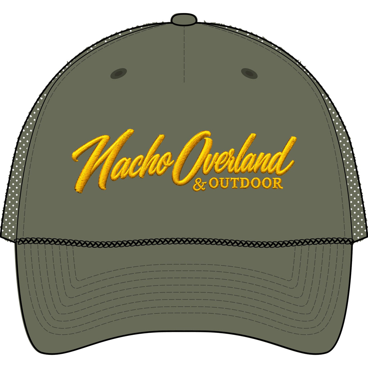 Nacho Overland & Outdoor Trucker Cap - Retro Gold