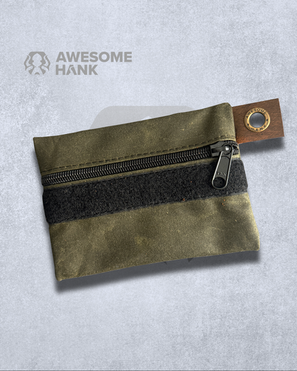 ALPINE WAXED CANVAS FLAT-LAY POUCH - SMALL (MULTIPLE COLORS)