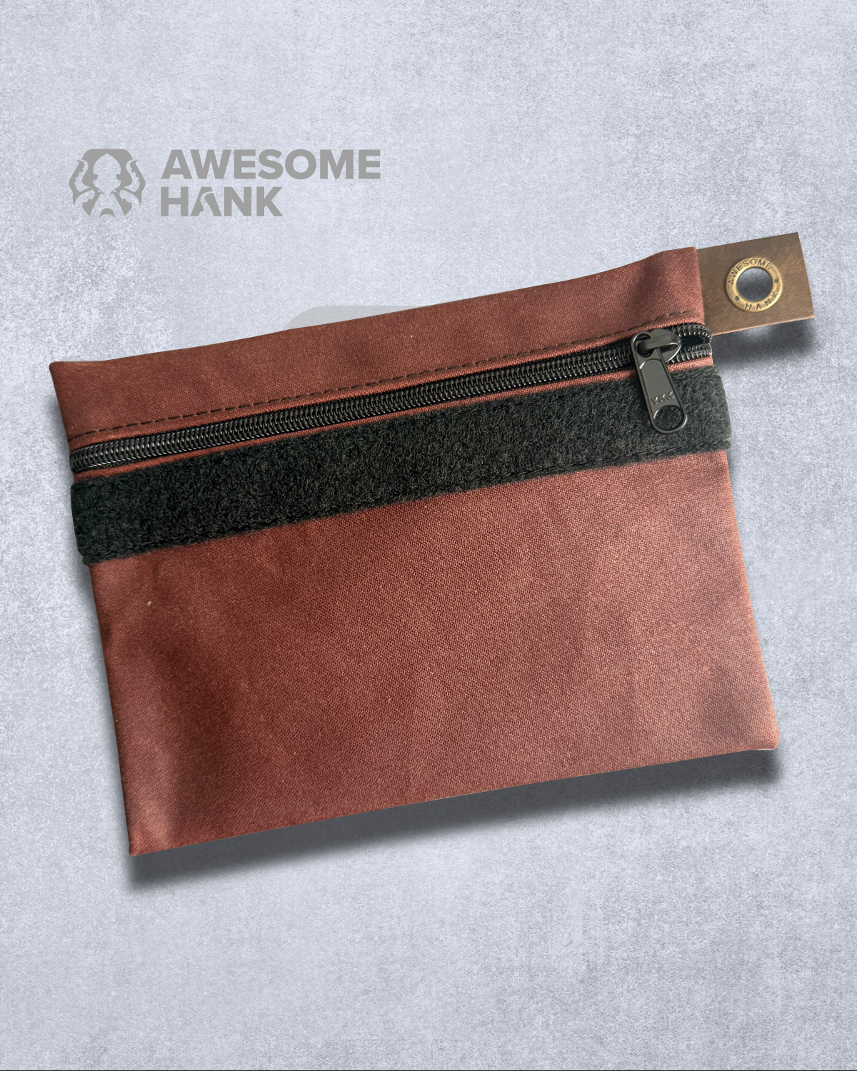 ALPINE WAXED CANVAS FLAT-LAY POUCH - MEDIUM (MULTIPLE COLORS)