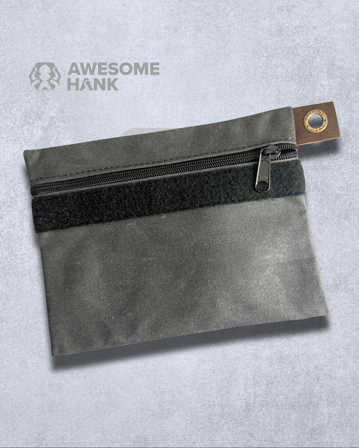 ALPINE WAXED CANVAS FLAT-LAY POUCH - MEDIUM (MULTIPLE COLORS)