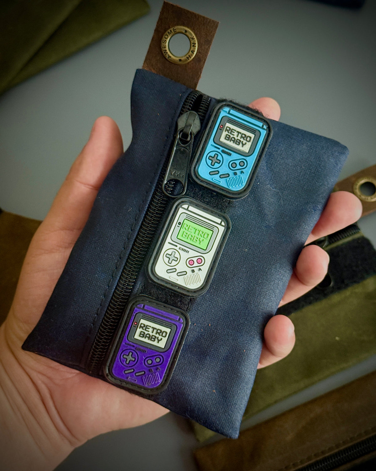 ALPINE WAXED CANVAS FLAT-LAY POUCH - SMALL (MULTIPLE COLORS)
