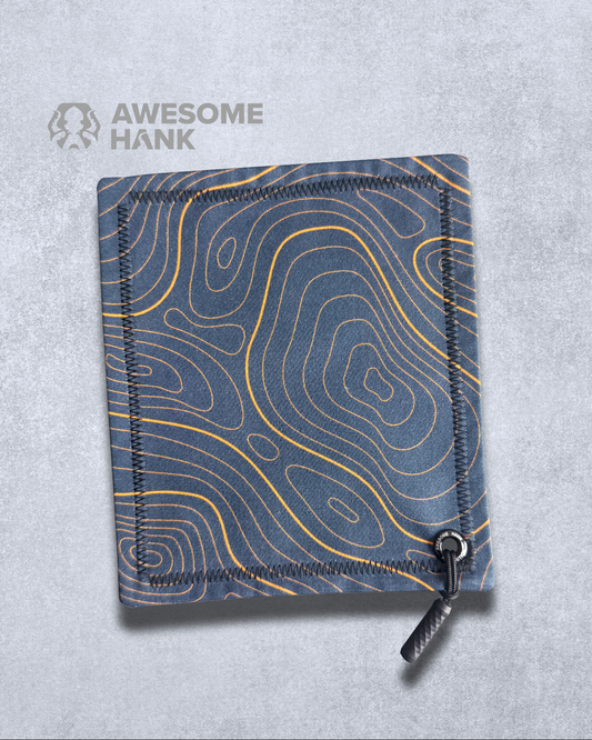 SLATE TOPO HANDKERCHIEF (MINI) - EDC HANK