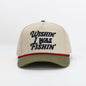 Wishin' I Was Fishin' Hat in Tri Color