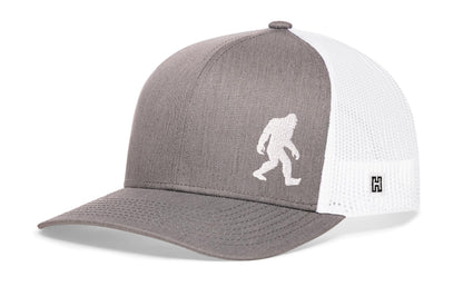 Bigfoot Trucker Hat  |  Black Sasquatch Snapback