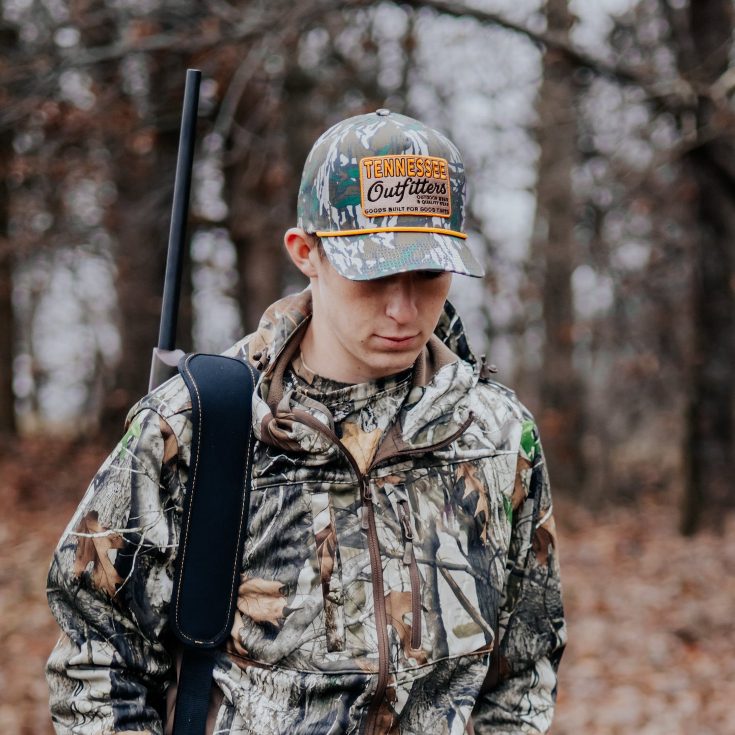 Hideout Hat in Oak & Green Leaf Camo