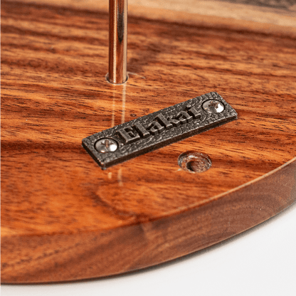 One of a Kind Blue Pearl Epoxy Resin Live-Edge Wood Hook and Ring Toss Game