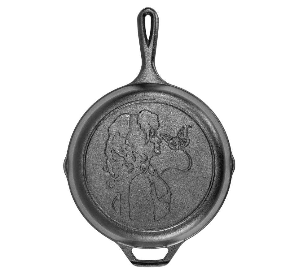 Lodge -  10.25 Inch - Dolly Parton Pre-Seasoned Cast Iron Stamped Skillet