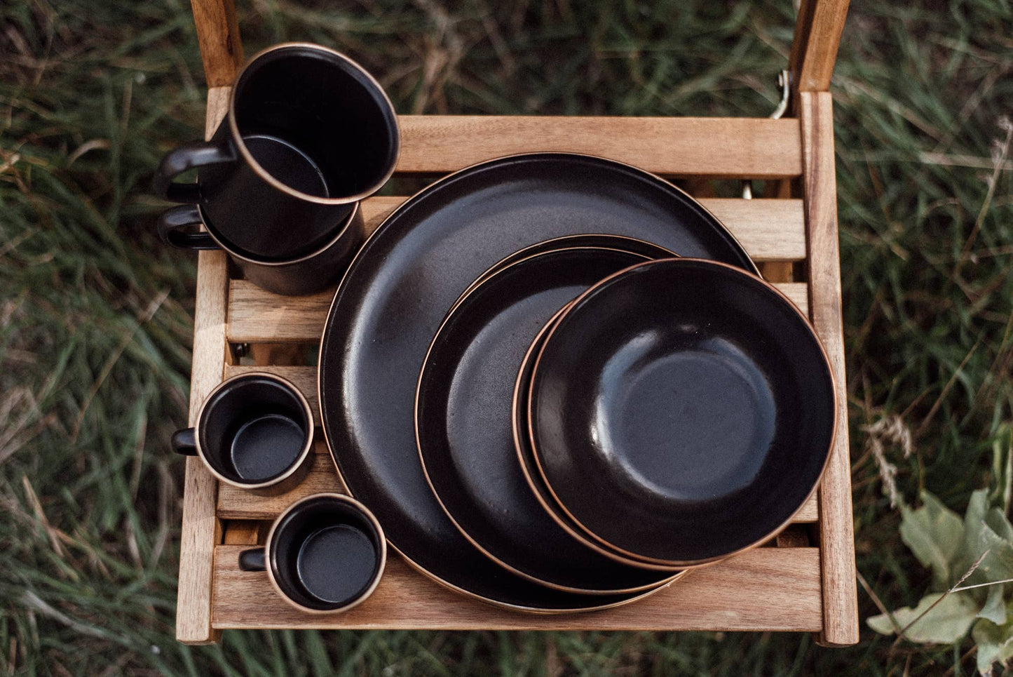 Barebones - Enamel Deep Plate (Set of 2)