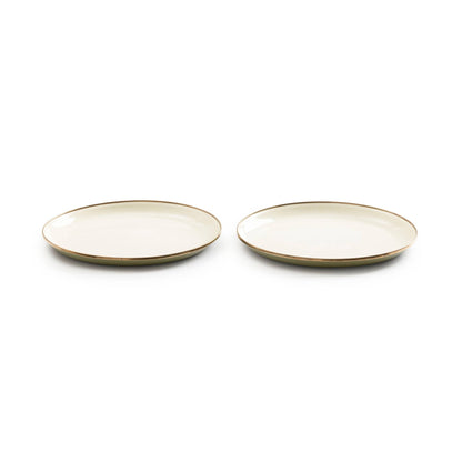 Barebones - Enamel 2-Tone Deep Plate Set