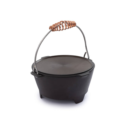 Polished Cast Iron Dutch Oven 4 QT