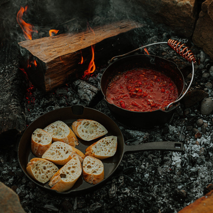 Polished Cast Iron Dutch Oven 4 QT
