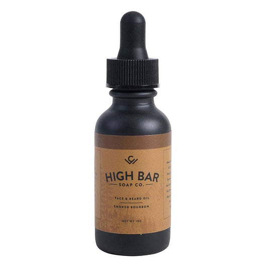 Cole Wheeler - High Bar Soap Co. Face + Beard Oil - Smoked Bourbon